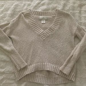 V-neck sweater